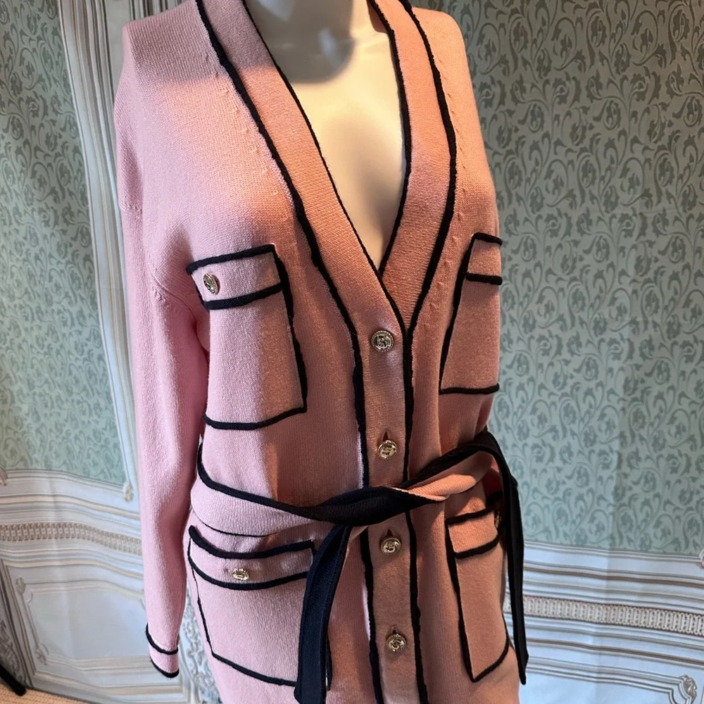 Chanel 21S Runway Cashmere Dress/Cardigan - BNWT - Picture 7 of 11